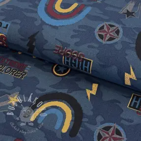 Dekoračná látka premium Army Power