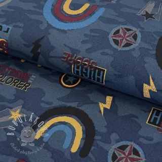 Dekoračná látka premium Army Power