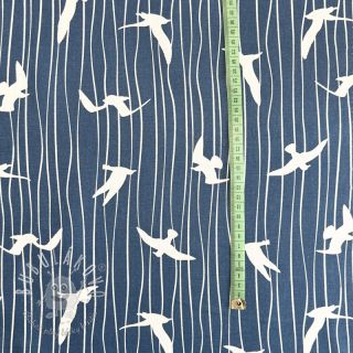Dekoračná látka Iconic Seagull Stripe navy