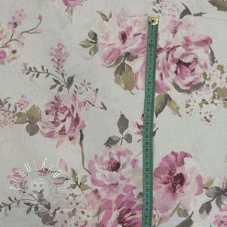Dekoračná látka premium Classic Painted Rose DOUBLE