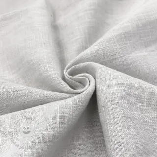Ľan predpraný light grey