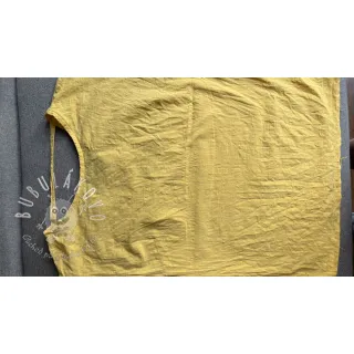 Bavlnená látka s ľanom yellow