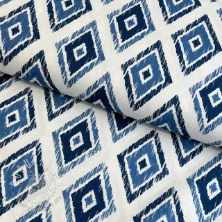 Dekoračná látka premium Rhombus navy