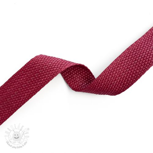 Popruh 2,5 cm bordeaux