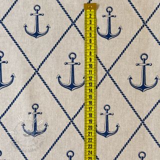 Dekoračná látka Linenlook Anchor Hope Icon