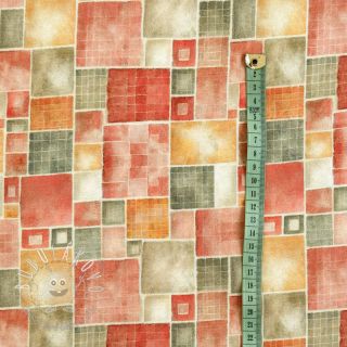 Úplet VISCOSE Blocking summer digital print