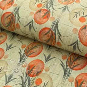 Úplet VISCOSE Enjoy The Silence orange digital print