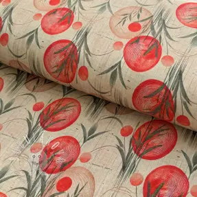 Úplet VISCOSE Enjoy The Silence red digital print