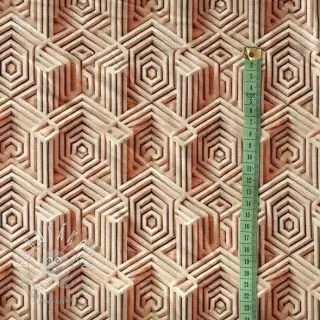 Úplet VISCOSE Structure beige digital print