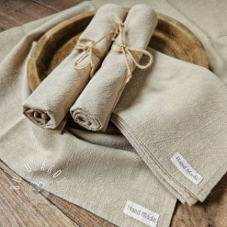 Ľan predpraný STONEWASHED PREMIUM sand