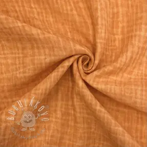 Dvojitá gázovina/mušelín Vintage orange