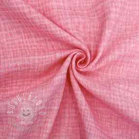 Dvojitá gázovina/mušelín Vintage pink
