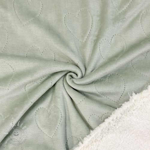 Kojenecký plyš TEDDY Hearts old green Kojenecký plyš TEDDY Hearts old green