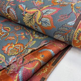 Dekoračná látka jacquard Inaya ciel