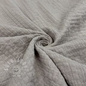 Bavlnená látka STRETCH Baby beige