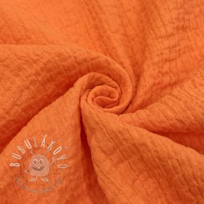 Bavlnená látka STRETCH Baby orange