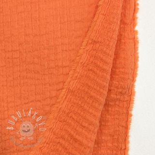 Bavlnená látka STRETCH Baby orange