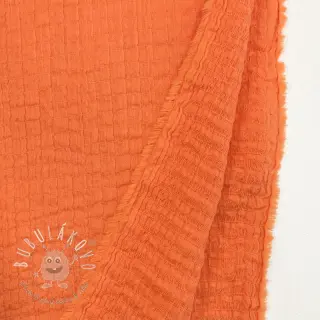 Bavlnená látka STRETCH Baby orange