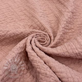 Bavlnená látka STRETCH Baby light pink