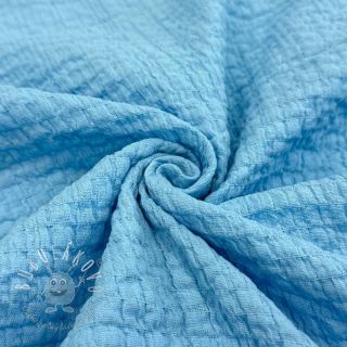Bavlnená látka STRETCH Baby blue