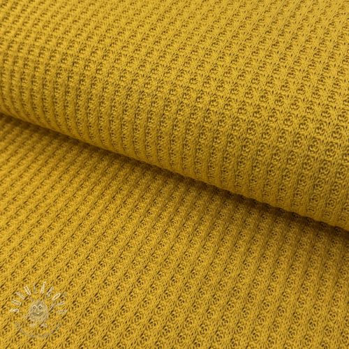 Svetrovina WAFFLE BIG KNIT ochre