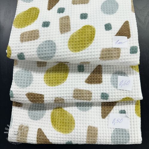 Balík látok bavlna s vaflovou väzbou 207