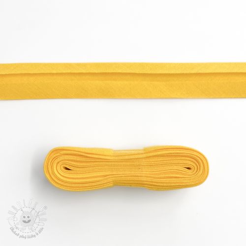 Lemovací prúžok bavlna - 3 m lemon Lemovací prúžok bavlna - 3 m lemon