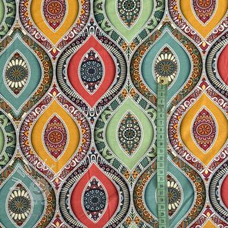 Úplet VISCOSE LYCRA HEAVY Vintage B digital print