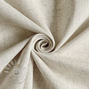 Bavlnená látka s ľanom PREMIUM natural linen