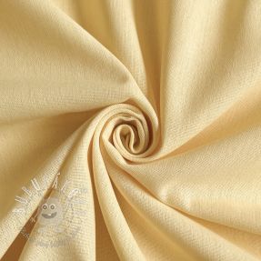 Bavlnená látka s ľanom PREMIUM light yellow