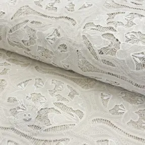 Bavlnená látka EMBROIDERY Blanchette design A