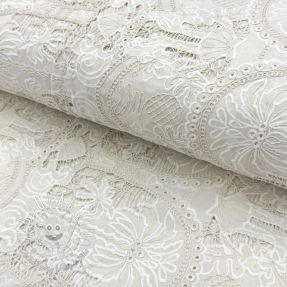 Bavlnená látka EMBROIDERY Blanchette design B