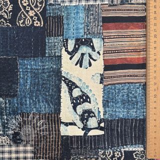 Bavlnená látka TWILL DENIM Mix print design B