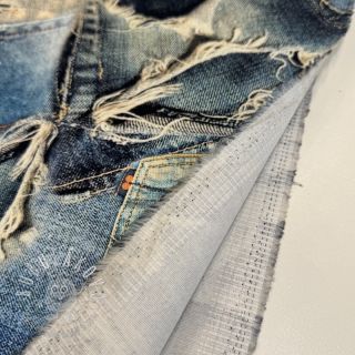 Bavlnená látka TWILL DENIM Mix print design C