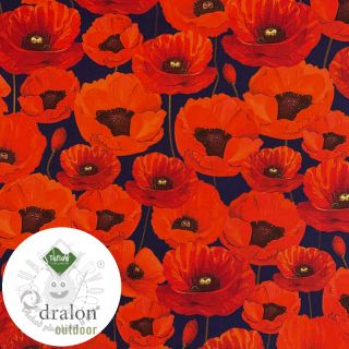 Dekoračná látka s teflonovou úpravou POPPY GARDEN