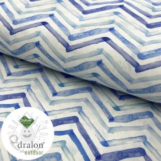 Dekoračná látka s teflonovou úpravou WATERCOLOUR ZIGZAG