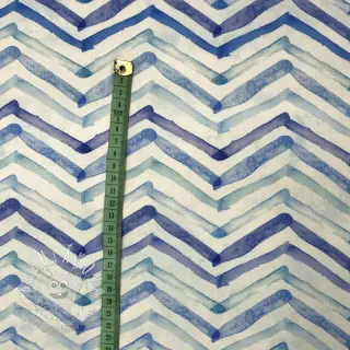 Dekoračná látka s teflonovou úpravou WATERCOLOUR ZIGZAG