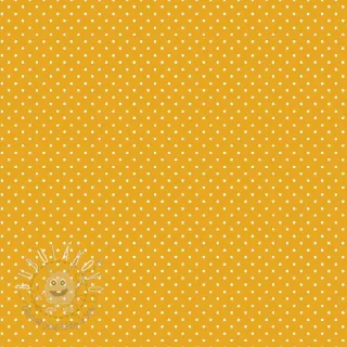 Bavlnená látka Petit dots yellow