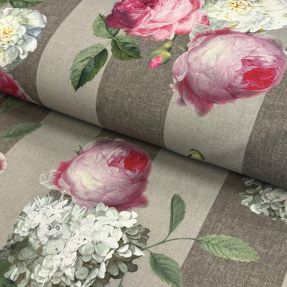 Dekoračná látka s teflonovou úpravou Hydrangea Roses