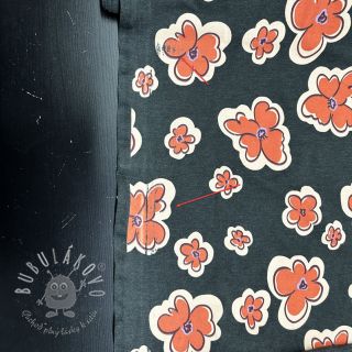 Úplet Flowers anthracite melange II.trieda