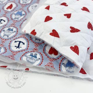Bavlnená látka QUILTING Titouan bleu