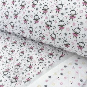 Bavlnená látka QUILTING Elisabetta rose