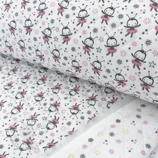 Bavlnená látka QUILTING Elisabetta rose