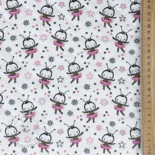 Bavlnená látka QUILTING Elisabetta rose