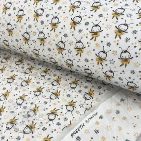 Bavlnená látka QUILTING Elisabetta jaune