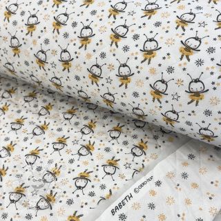 Bavlnená látka QUILTING Elisabetta jaune