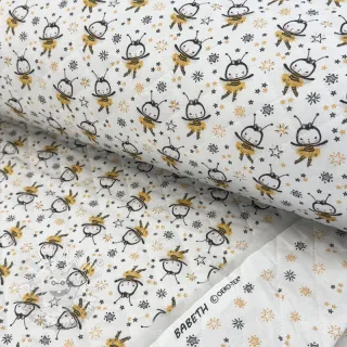Bavlnená látka QUILTING Elisabetta jaune