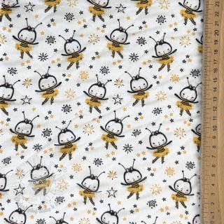 Bavlnená látka QUILTING Elisabetta jaune