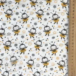 Bavlnená látka QUILTING Elisabetta jaune