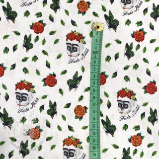 Bavlnená látka FRIDA Art rose digital print